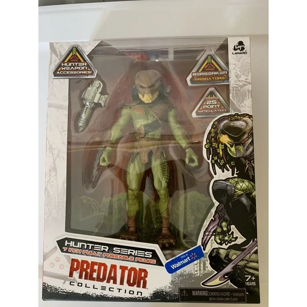 New Lanard Predator 7” Battle Action Figure‎ 31363 Berserker, Hunter Series